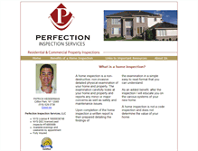 Tablet Screenshot of perfectioninspectionservices.com